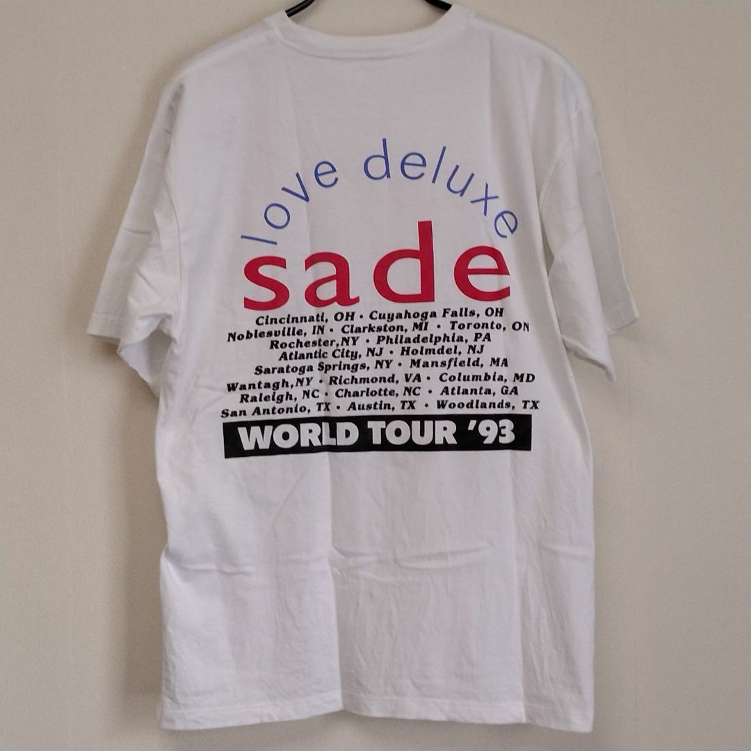 Sade love deluxe 1993年 ツアーTシャツ シャーデーの通販 by クークス ...