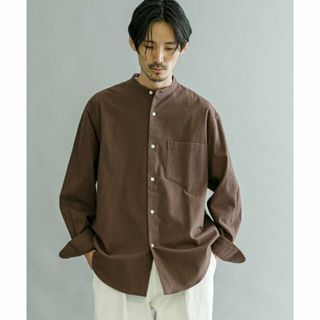 アーバンリサーチ(URBAN RESEARCH)の【BROWN】『UR TECH』バンドカラーシャツ(シャツ)