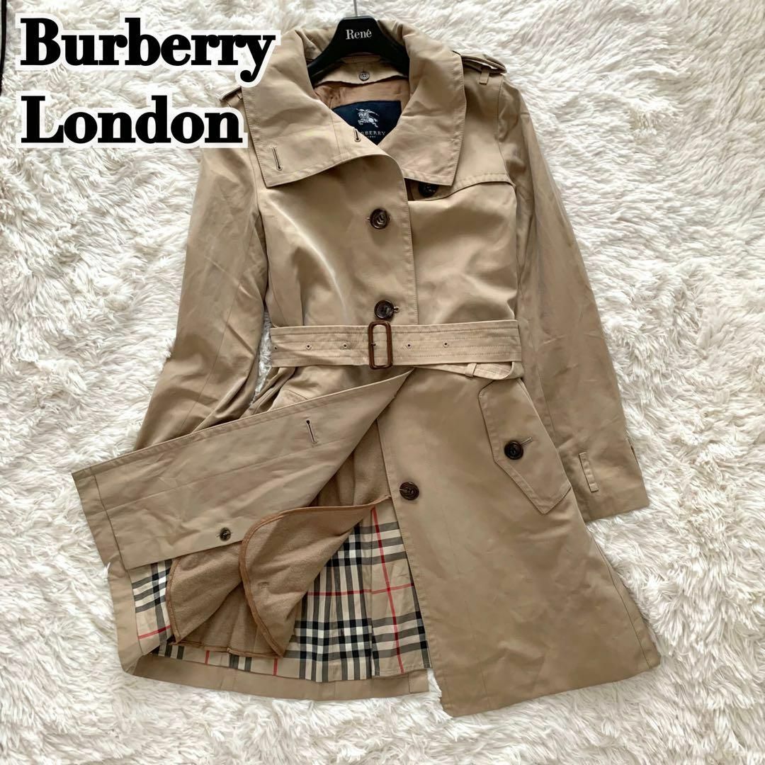 BURBERRY - 良品✨バーバリー ロンドン ノバチェック トレンチコート