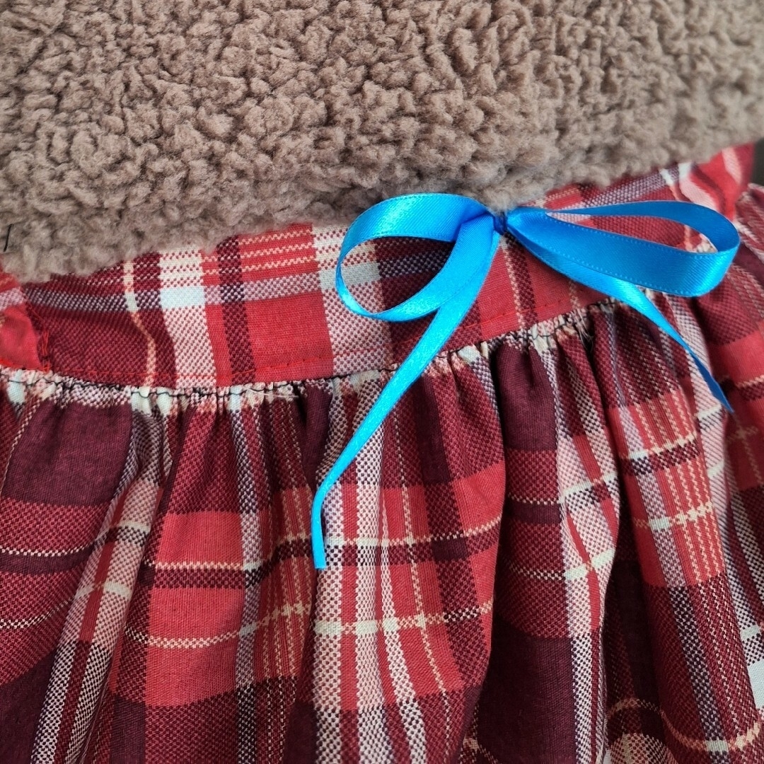 くま　サロペット　ワンピース　120サイズ キッズ/ベビー/マタニティのキッズ服女の子用(90cm~)(ワンピース)の商品写真