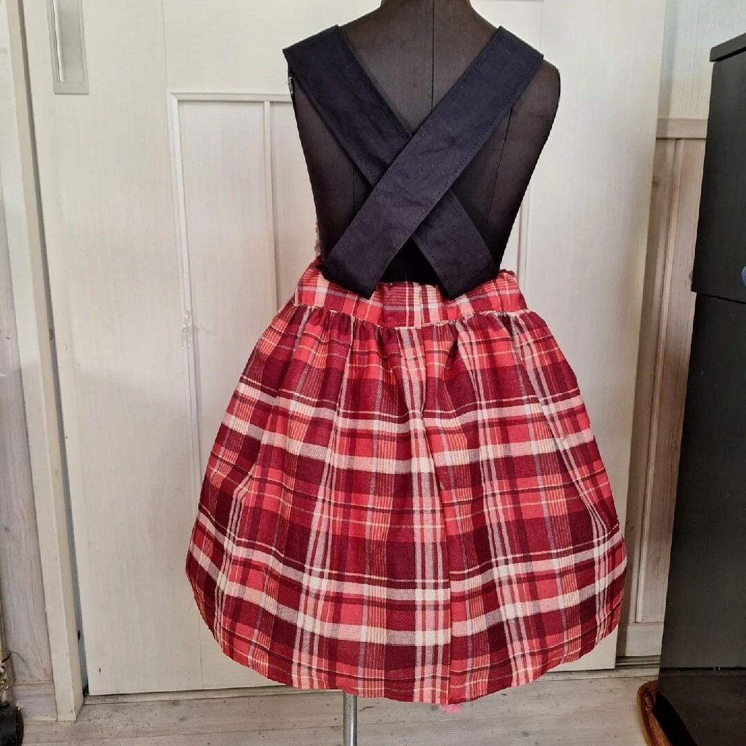 くま　サロペット　ワンピース　120サイズ キッズ/ベビー/マタニティのキッズ服女の子用(90cm~)(ワンピース)の商品写真