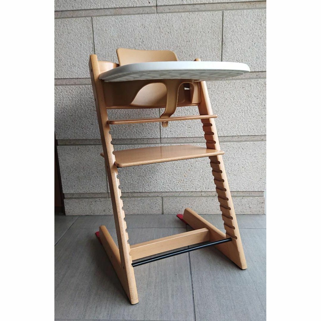 美品 ストッケ トリップトラップ ナチュラル シリアル5-