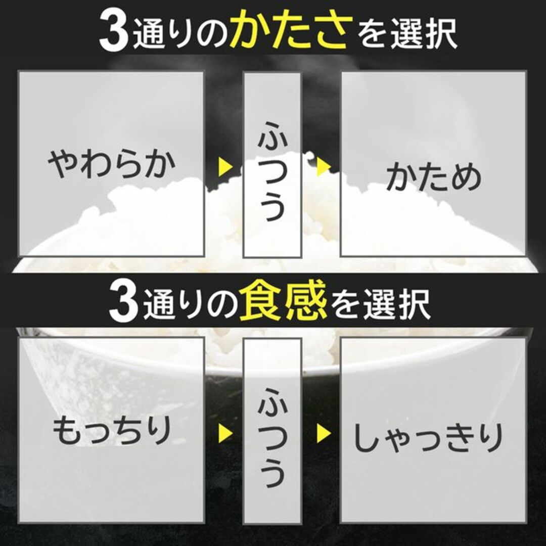 ★送料無料★ アイリスオーヤマ 5.5合 炊飯器 銘柄炊分け 黒 他カラー有