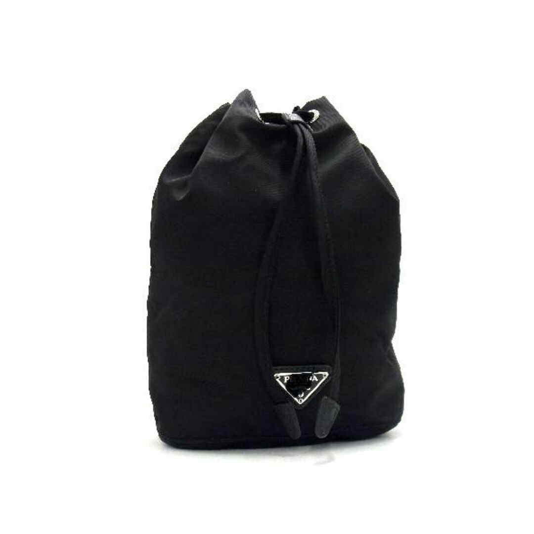 ■新品■未使用■ PRADA プラダ テスートナイロン 巾着袋 ポーチ レディース ブラック系 AR5567