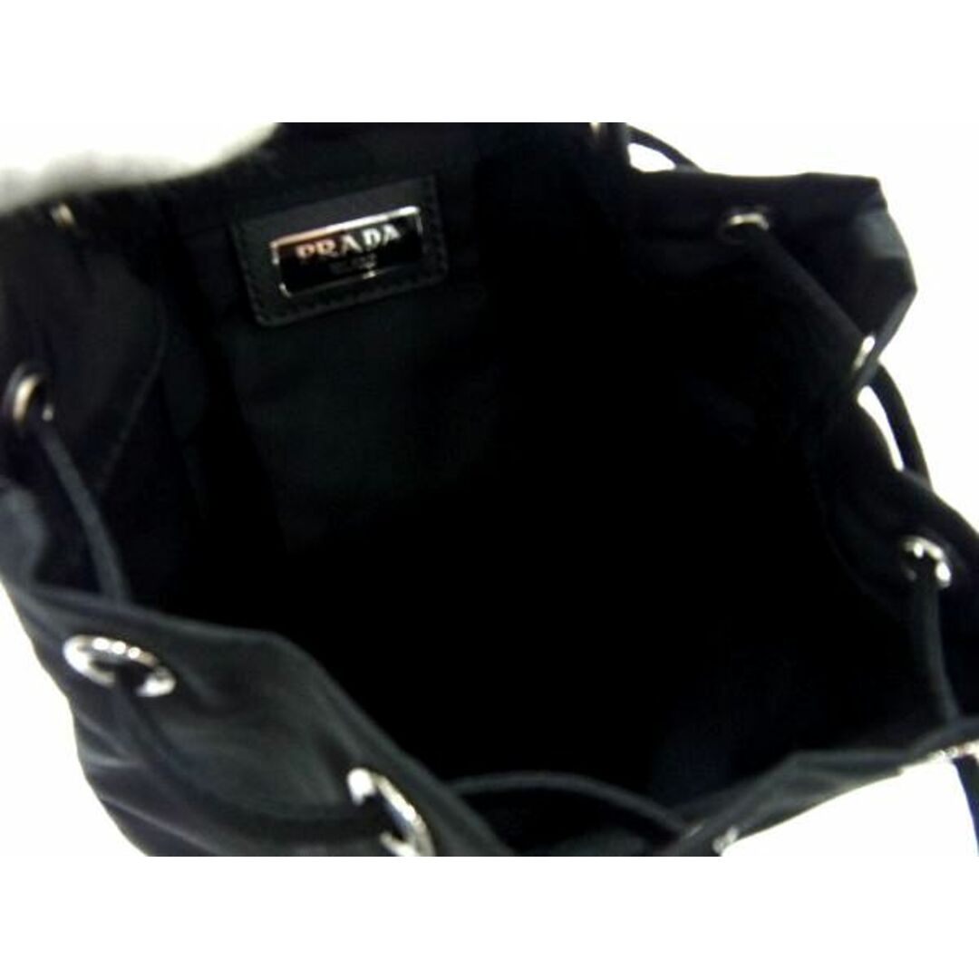 ■新品■未使用■ PRADA プラダ テスートナイロン 巾着袋 ポーチ レディース ブラック系 AR5567
