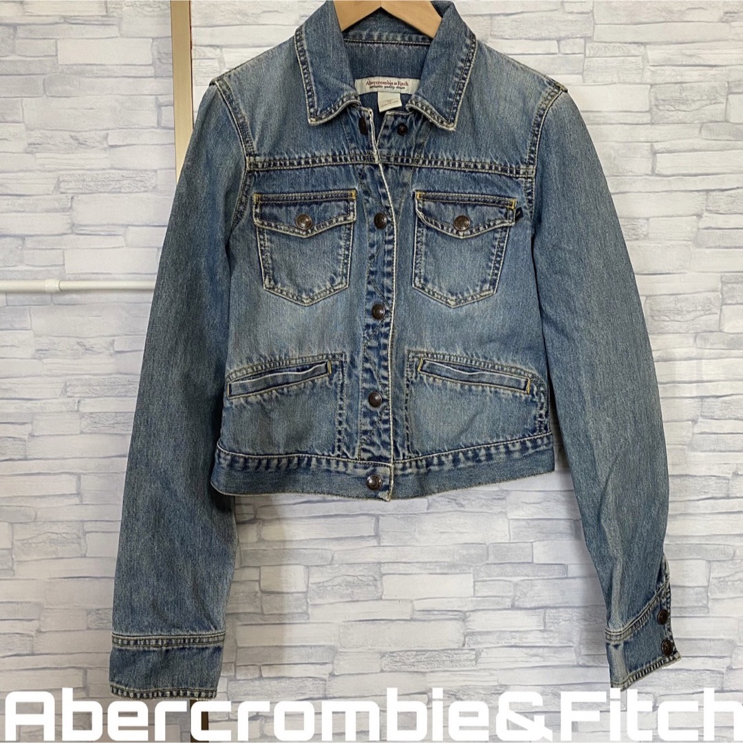 Abercrombie & Fitch アバクロ デニム×スウェット Gジャン