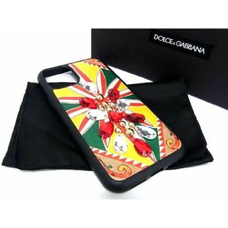 ドルチェアンドガッバーナ(DOLCE&GABBANA)の■極美品■ DOLCE＆GABBANA ドルチェ&amp;ガッバーナ PVC ラインストーン iPhone11対応 アイフォンケース スマホケース マルチカラー CB0325 (ビジネスバッグ)