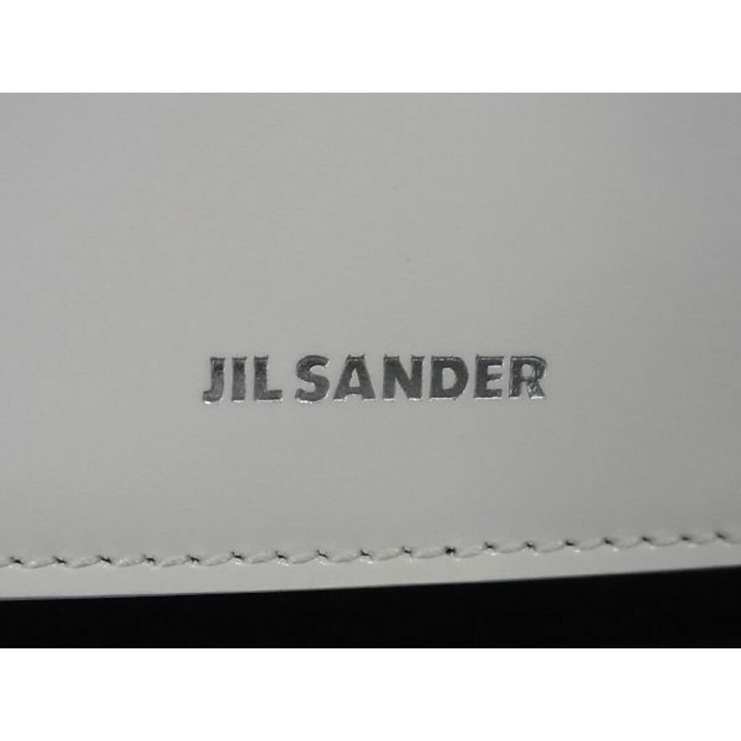 Jil Sander(ジルサンダー)の■新品同様■  JIL SANDER ジルサンダー レザー 三つ折り 財布 ウォレット 札入れ 小銭入れ レディース メンズ ホワイト系 AP8836  レディースのファッション小物(コインケース)の商品写真