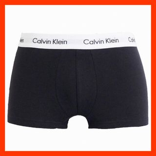 カルバンクライン(Calvin Klein)の【黒S】カルバンクライン ローライズ ボクサーパンツ バラ1枚 CK ブラック(ボクサーパンツ)