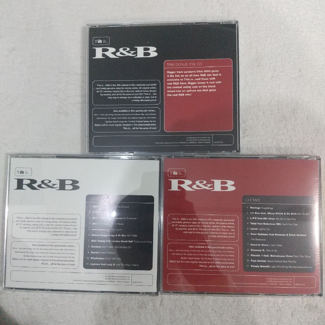 this is R&B ３枚セット エンタメ/ホビーのCD(R&B/ソウル)の商品写真