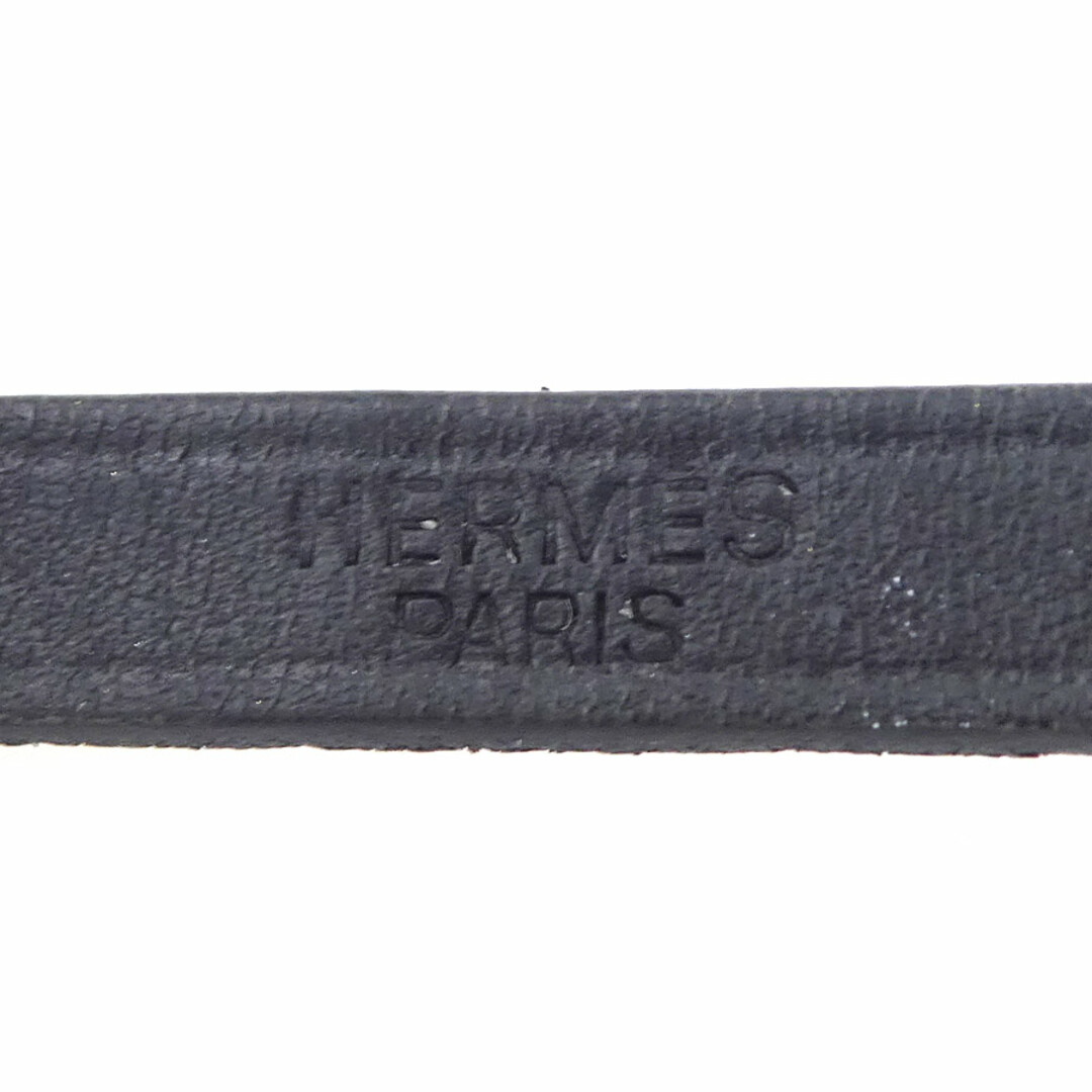 エルメス HERMES ブレスレット レザー/メタル ブラック/シルバー ユニセックス 送料無料 e57007a 8