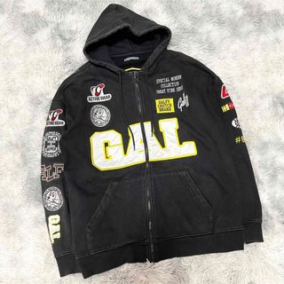 【即完売】ガルフィーGALFY ボアフリースパーカージャケット　XL 　黒