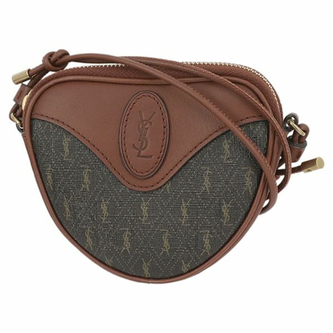 SAINT LAURENT - サンローラン コインケース レディース ポーチ ポシェット ブラウン 超美品 h-h051