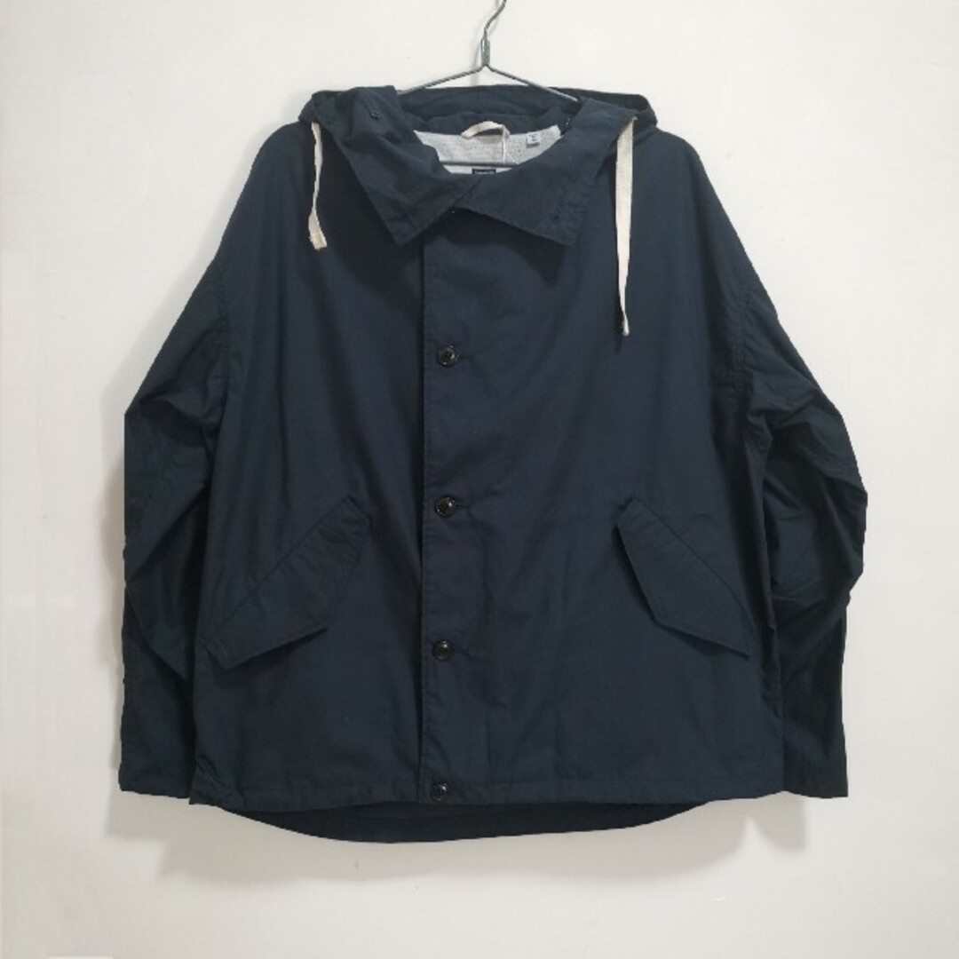 nanamica(ナナミカ)の新品 ナナミカ Hooded Jacket ネイビー L メンズのジャケット/アウター(マウンテンパーカー)の商品写真