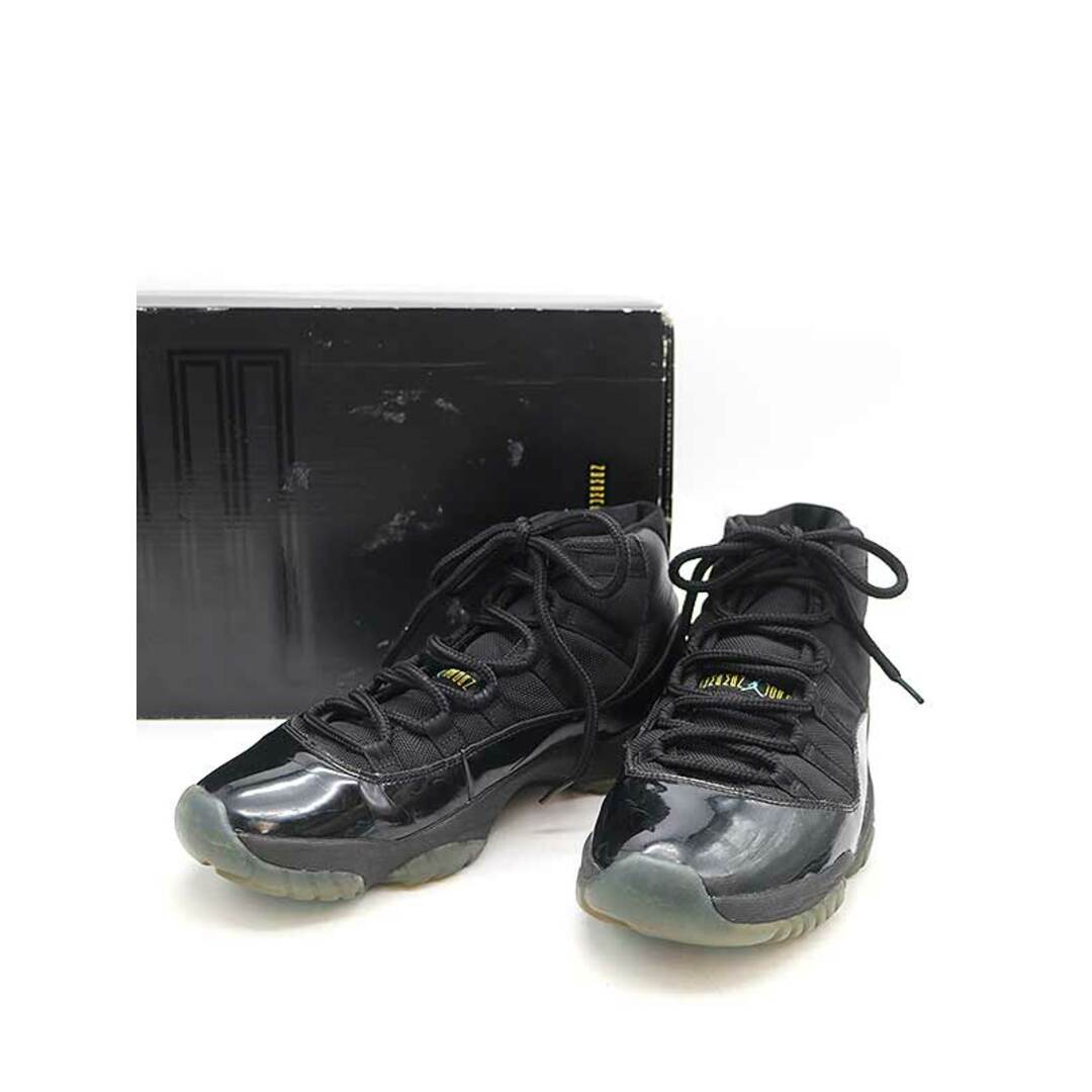 NIKE ナイキ AIR JORDAN 11 RETRO GAMMA BLUE スニーカー/378037-006 ブラック 28.5cm