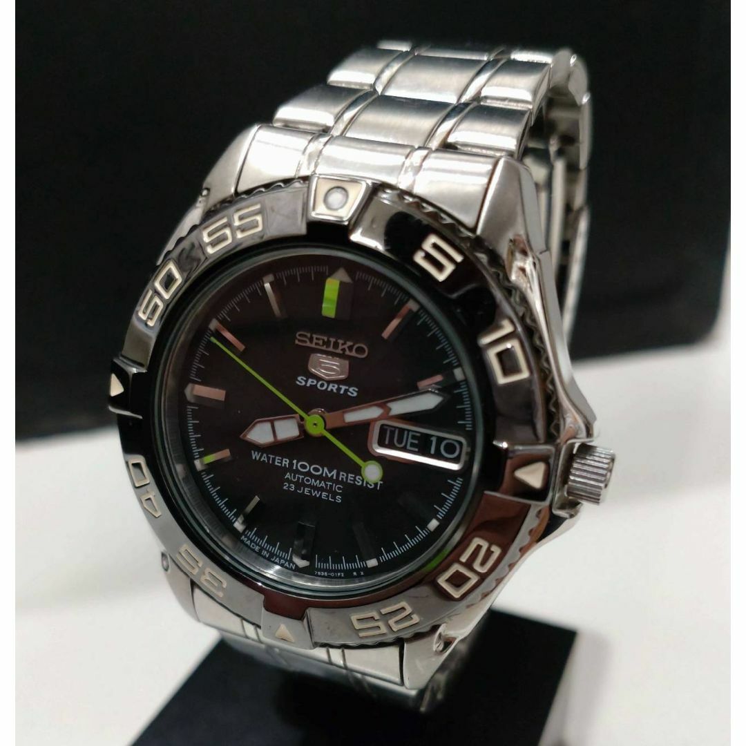 SEIKO - SEIKO5 SPORTS自動巻 時計7S36-00Y0メンズ 裏スケの通販 by ...