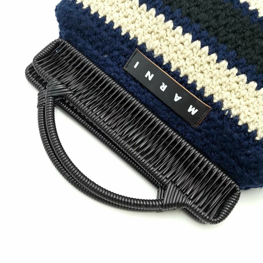 Marni(マルニ)のマルニ MARNI ハンドバッグ フラワーカフェ ニット 03-23100311 レディースのバッグ(ハンドバッグ)の商品写真