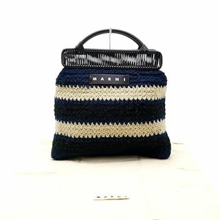 マルニ(Marni)のマルニ MARNI ハンドバッグ フラワーカフェ ニット 03-23100311(ハンドバッグ)