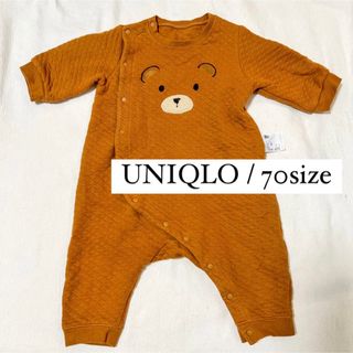 ユニクロ(UNIQLO)のUNIQLO ユニクロ 70サイズ カバーオール キルトカバーオール パジャマ(パジャマ)