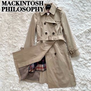 ★美品★マッキントッシュフィロソフィー タイロッケンコート タータンチェック 6