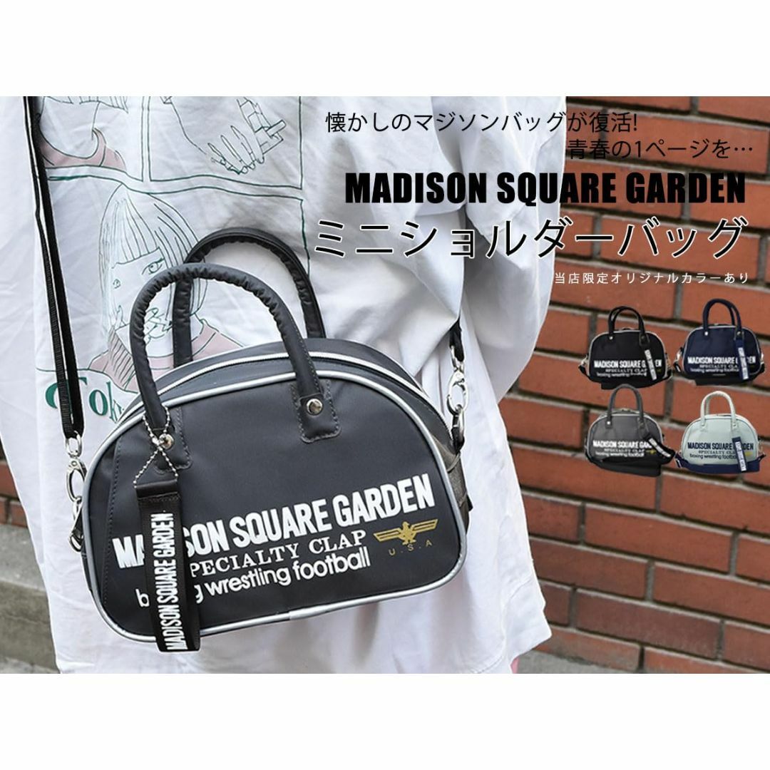 【色: グレー】MADISON SQUARE GARDEN ミニボストンショルダ