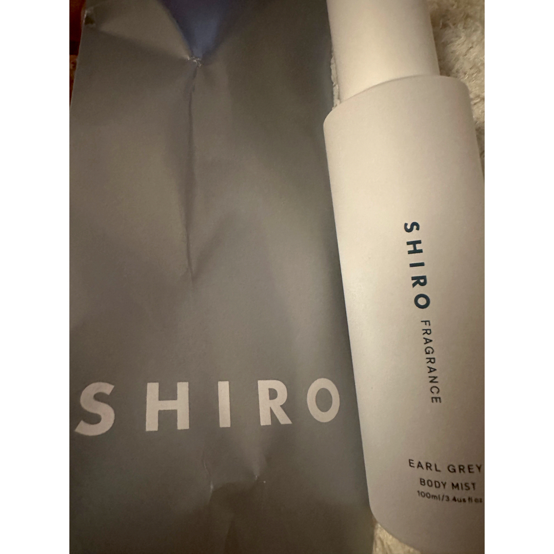 shiro(シロ)の新品　未使用　SHIRO アールグレイ ボディミスト　shop袋付 コスメ/美容のボディケア(ボディローション/ミルク)の商品写真