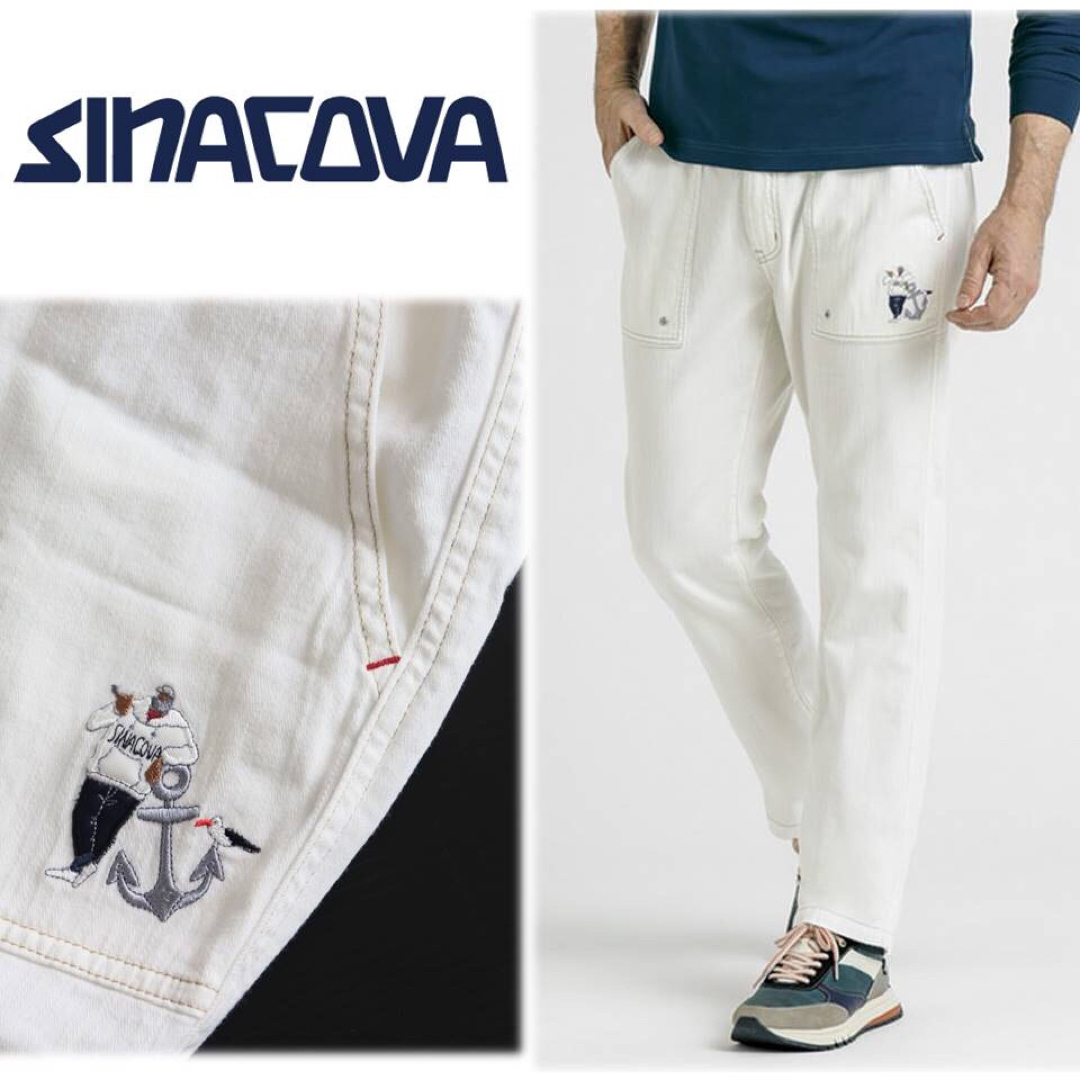 《SINA COVA》新品 ストレッチ イージーパンツ L(W78~84)