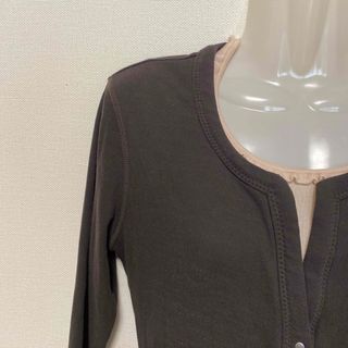 SONIA RYKIEL ソニアリキエル レディース M 長袖カーディガン 灰黒