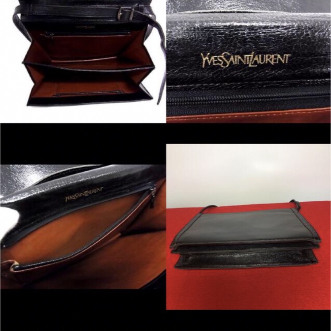 Yves Saint Laurent(イヴサンローラン)の【美品】☆YvesSaint Laurent レザー 2WAY ショルダーバック レディースのバッグ(ショルダーバッグ)の商品写真