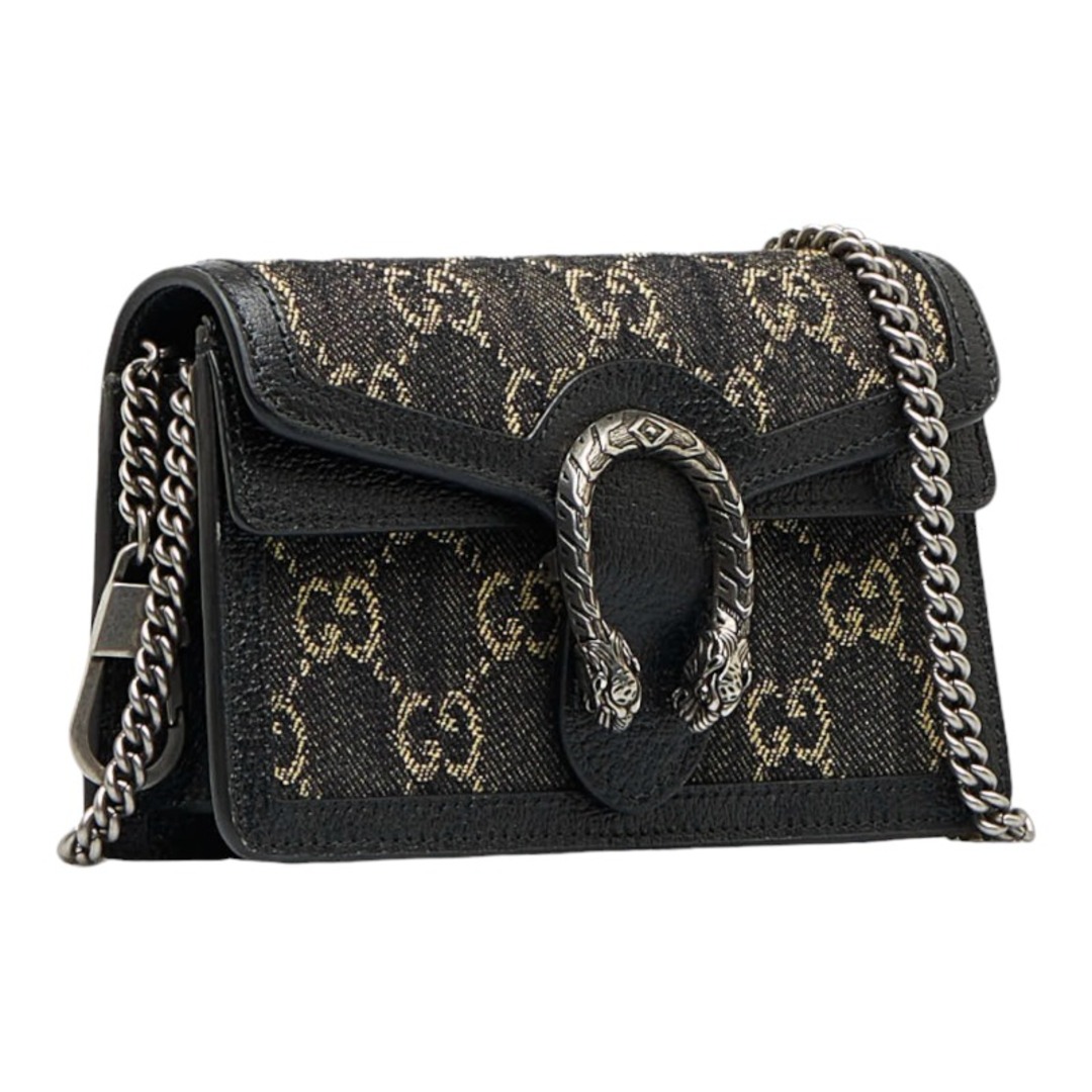 Gucci - 美品 グッチ GGデニム ディオニュソス スネーク 斜め掛け