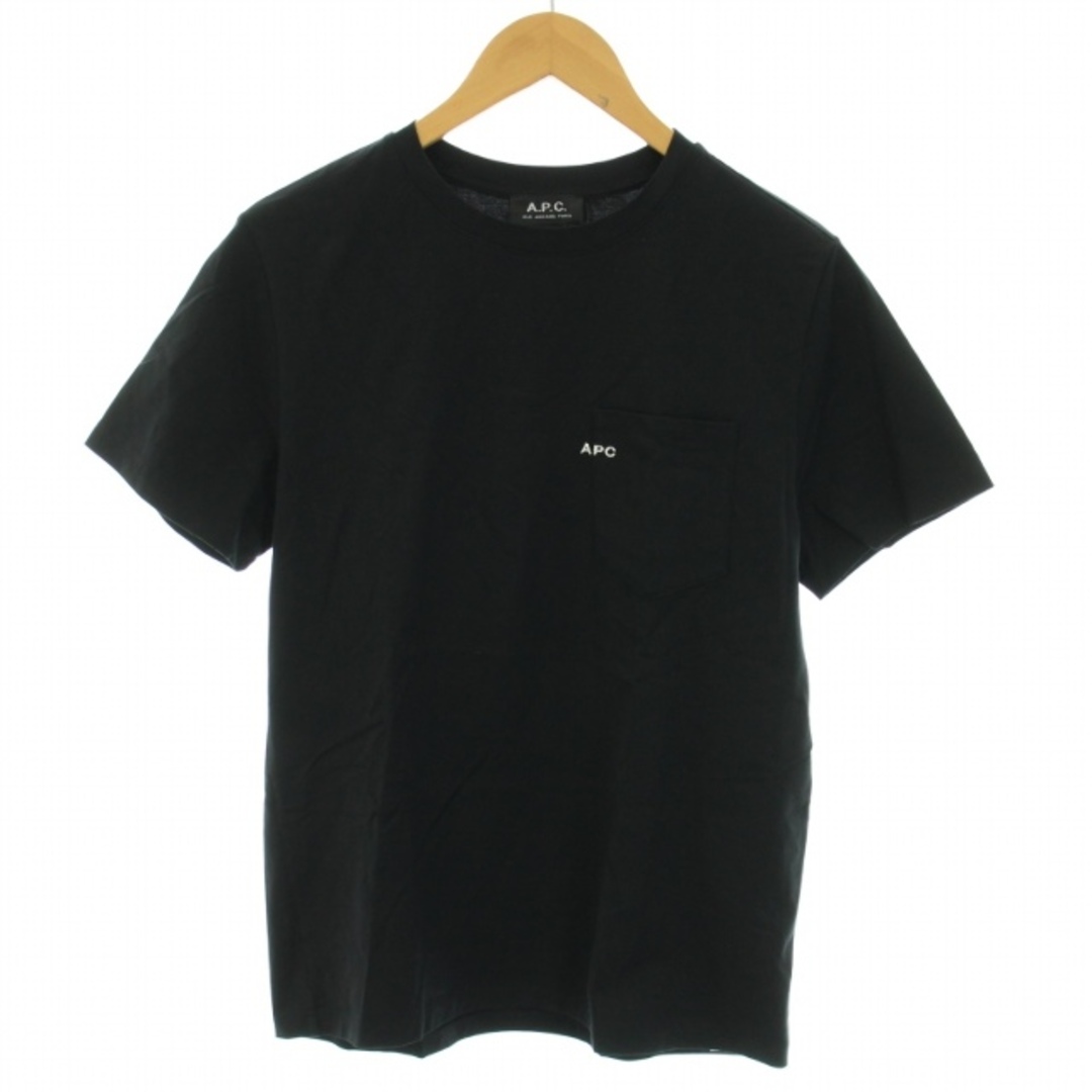 A.P.C. POCKET TEE Tシャツ クルーネック 半袖 XS 黒 白