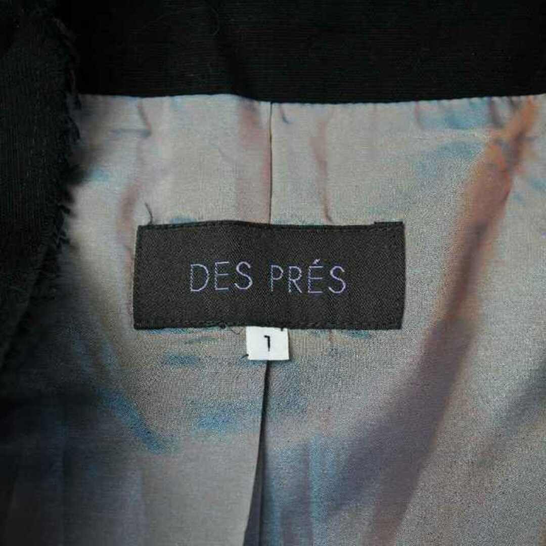 DES PRES(デプレ)のデプレ DES PRES トゥモローランド ジャケット 1 S ブラック■MA レディースのジャケット/アウター(その他)の商品写真