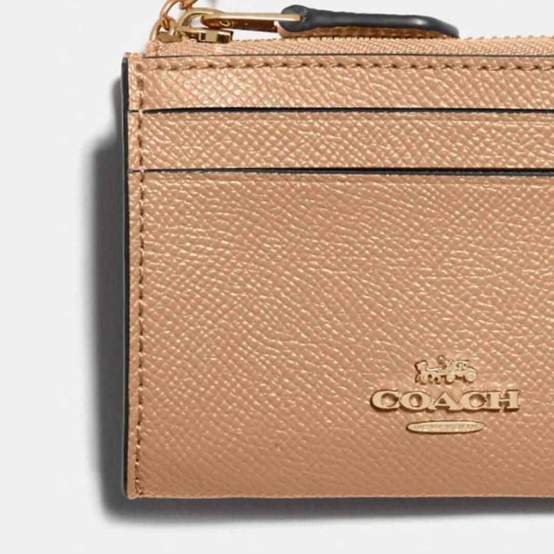 【新品】COACH コーチ レザーカードケース パスケース コインケース トープ 1