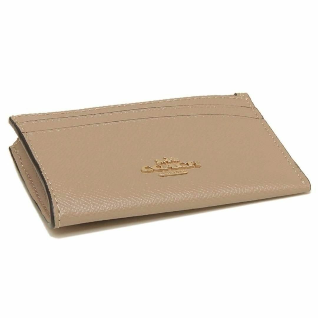 【新品】COACH コーチ レザーカードケース パスケース コインケース トープ 8