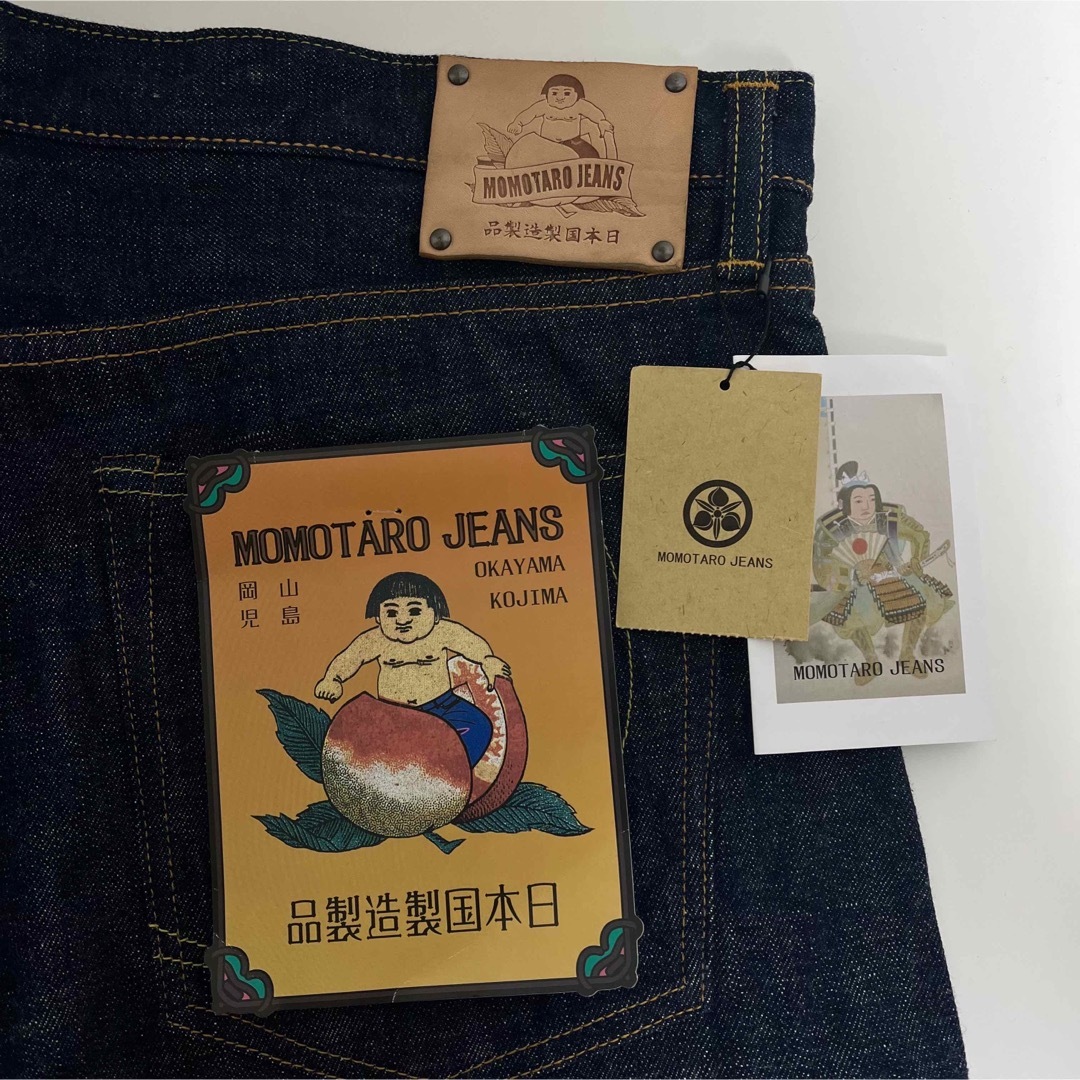 MOMOTARO JEANS(モモタロウジーンズ)のレア タグ付き 桃太郎JEANS 銅丹レガシィブルー 大きいサイズ W40 メンズのパンツ(デニム/ジーンズ)の商品写真