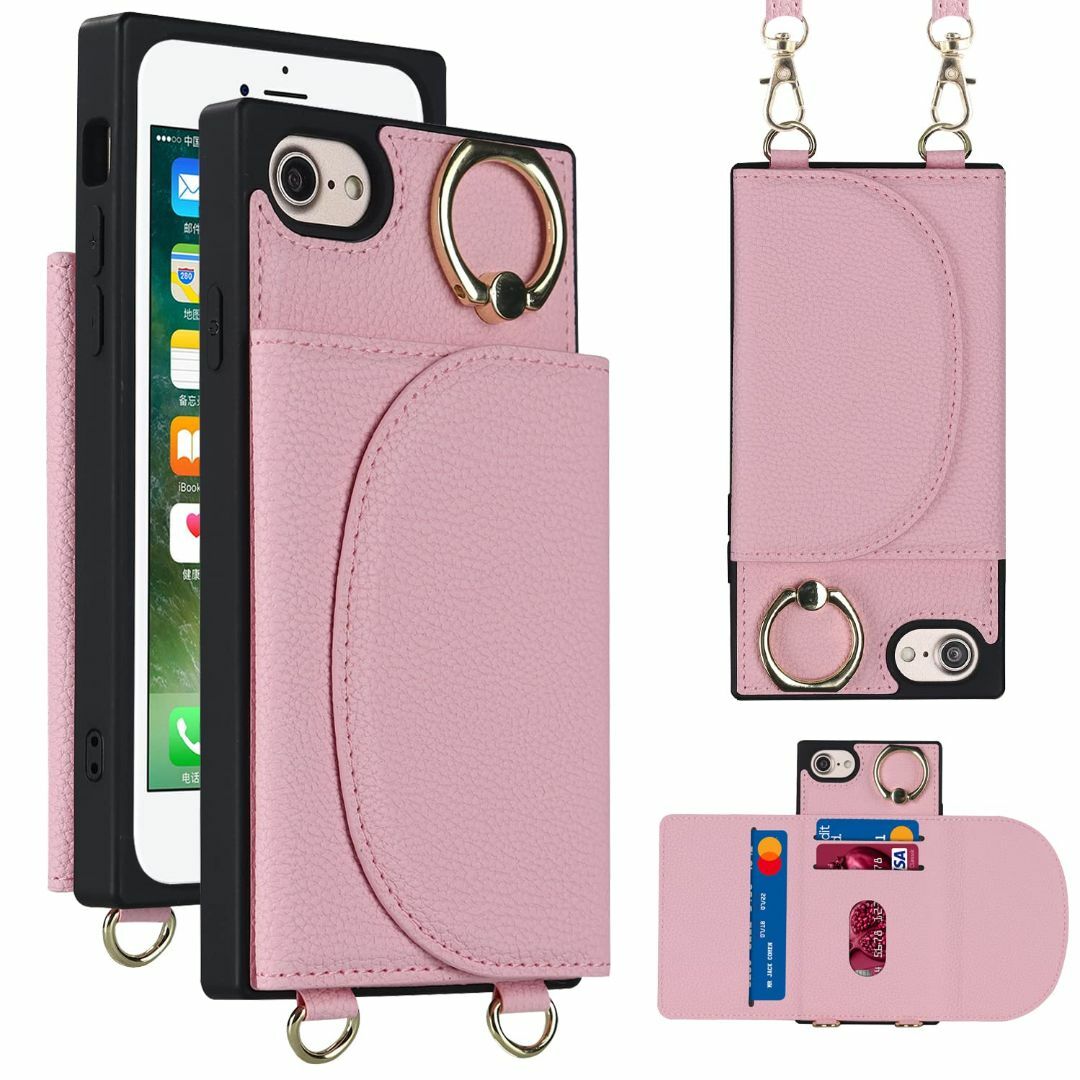 【色: ピンク】Ｈａｖａｙａ iPhone SE ケース 第3世代 第2世代 i