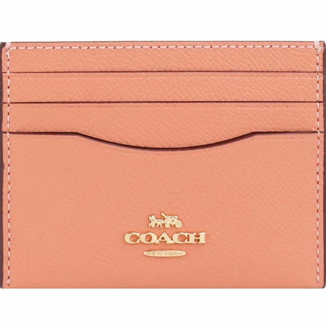 COACH - 【新品】COACH コーチ レザーパスケース カードホルダー 名刺