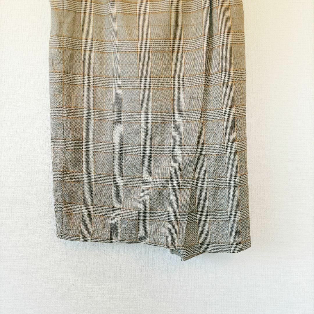 YEVS(イーブス)のYEVS／イーブス／S／グレンチェック　ベルト付ミディタイトスリットスカート レディースのスカート(ロングスカート)の商品写真