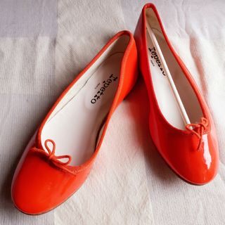 repetto - レペット Repetto バレエシューズ エナメル 38 24.0cm 水色