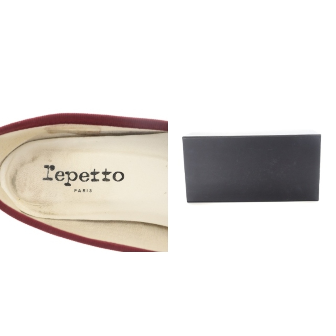 repetto(レペット)のレペット パンプス ヒール スエード ラウンドトゥ 35 22.7cm 赤 レディースの靴/シューズ(ハイヒール/パンプス)の商品写真