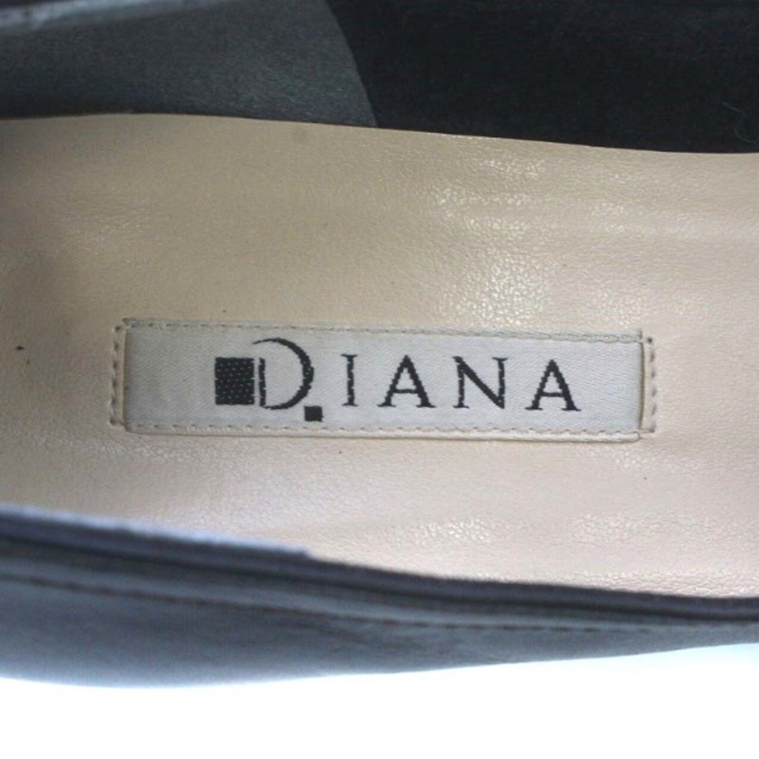 DIANA(ダイアナ)のダイアナ パンプス ハイヒール スクエアトゥ レザー 22.5cm 黒 レディースの靴/シューズ(ハイヒール/パンプス)の商品写真