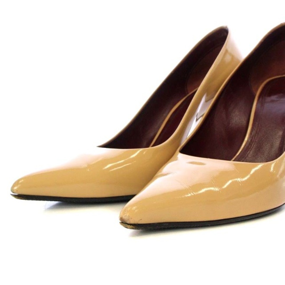 celine(セリーヌ)のセリーヌ pump90 パンプス ピンヒール ポインテッドトゥ 37 ベージュ レディースの靴/シューズ(ハイヒール/パンプス)の商品写真