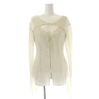 ルシェルブルー(LE CIEL BLEU)のルシェルブルー 23SS Textured Sheer Bow Top トップス(カットソー(長袖/七分))