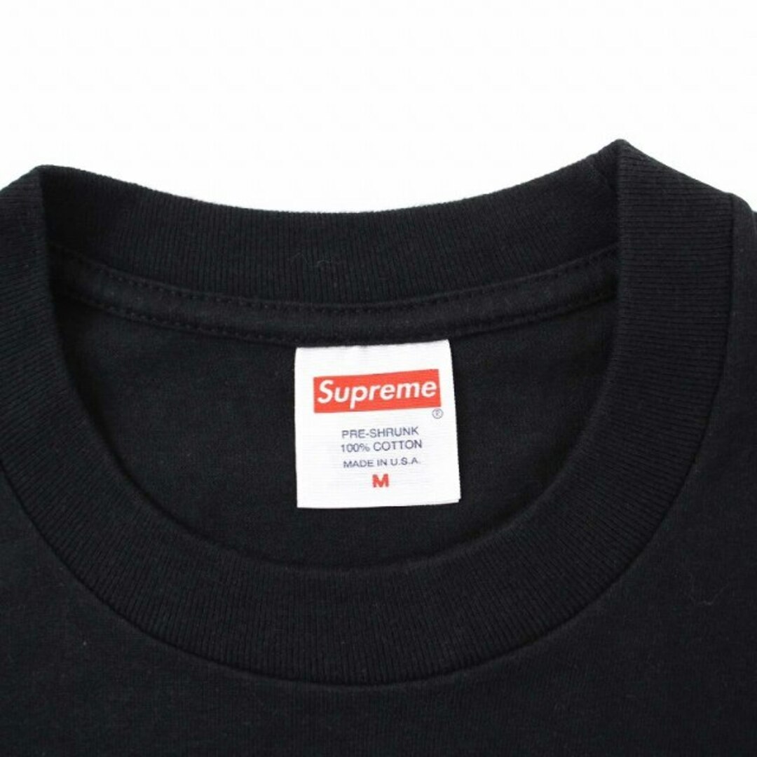 M 黒 Supreme Crown Tee Black 23SS 新品