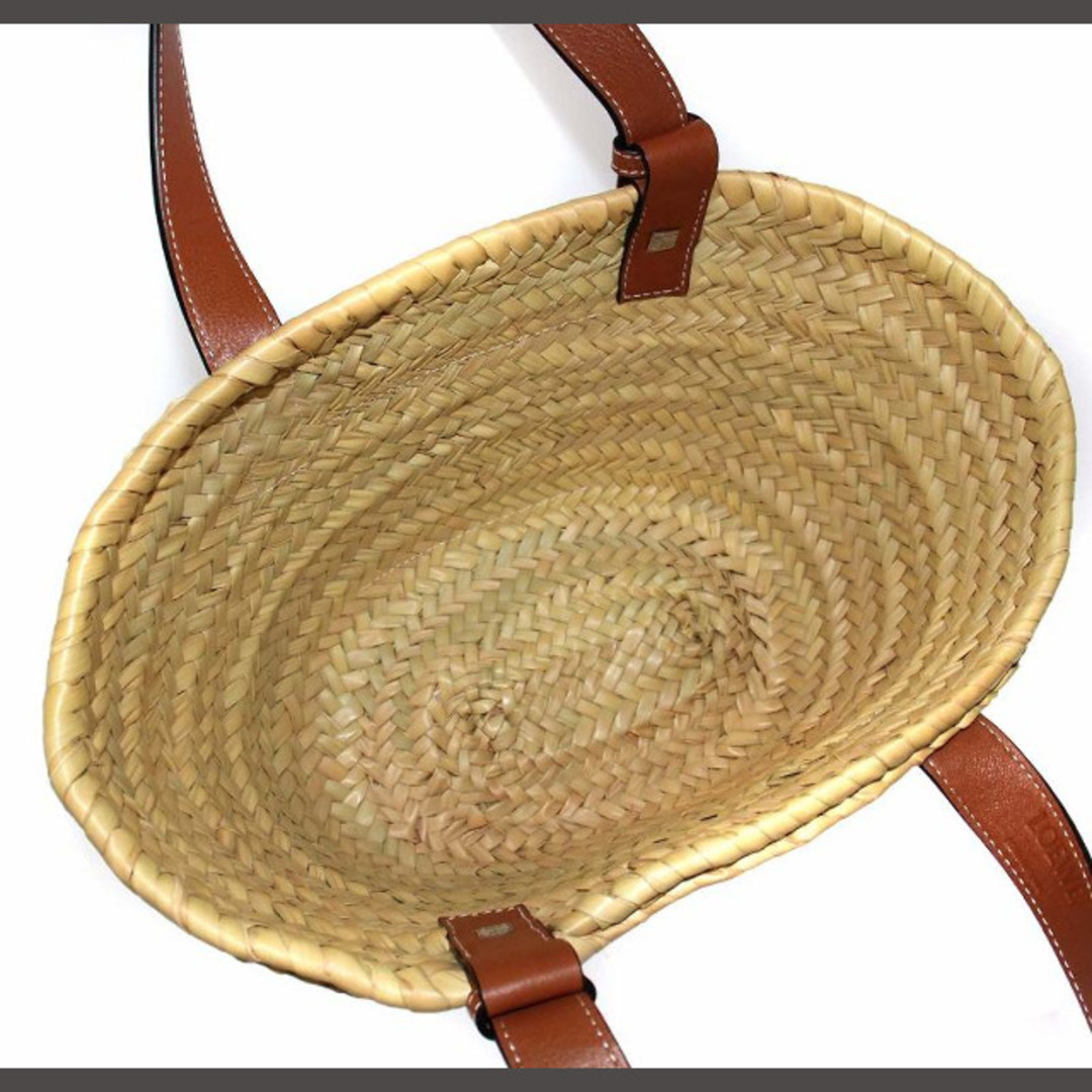 LOEWE - ロエベ バスケットバッグ スモール ヤシの葉&カーフ かご