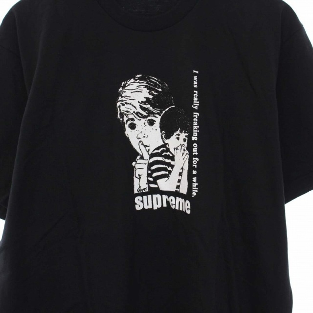 Supreme - SUPREME 23FW Freaking Out Tee Tシャツ M 黒の通販 Supreme - SUPREME 23FW Freaking Out Tee Tシャツ M 黒の通販