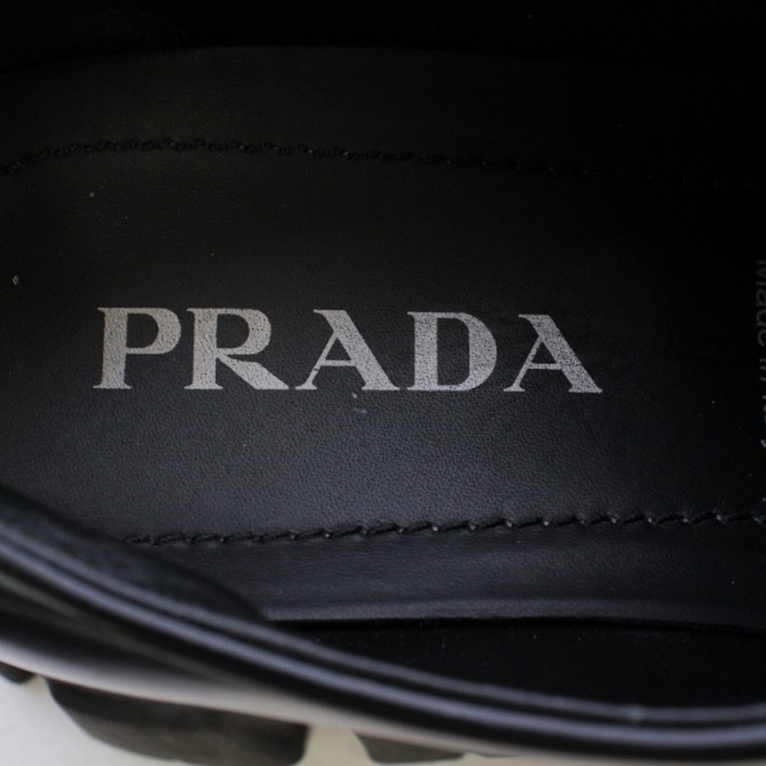 PRADA   プラダ プラダ モノリス ブラッシュドレザー ローファー  黒