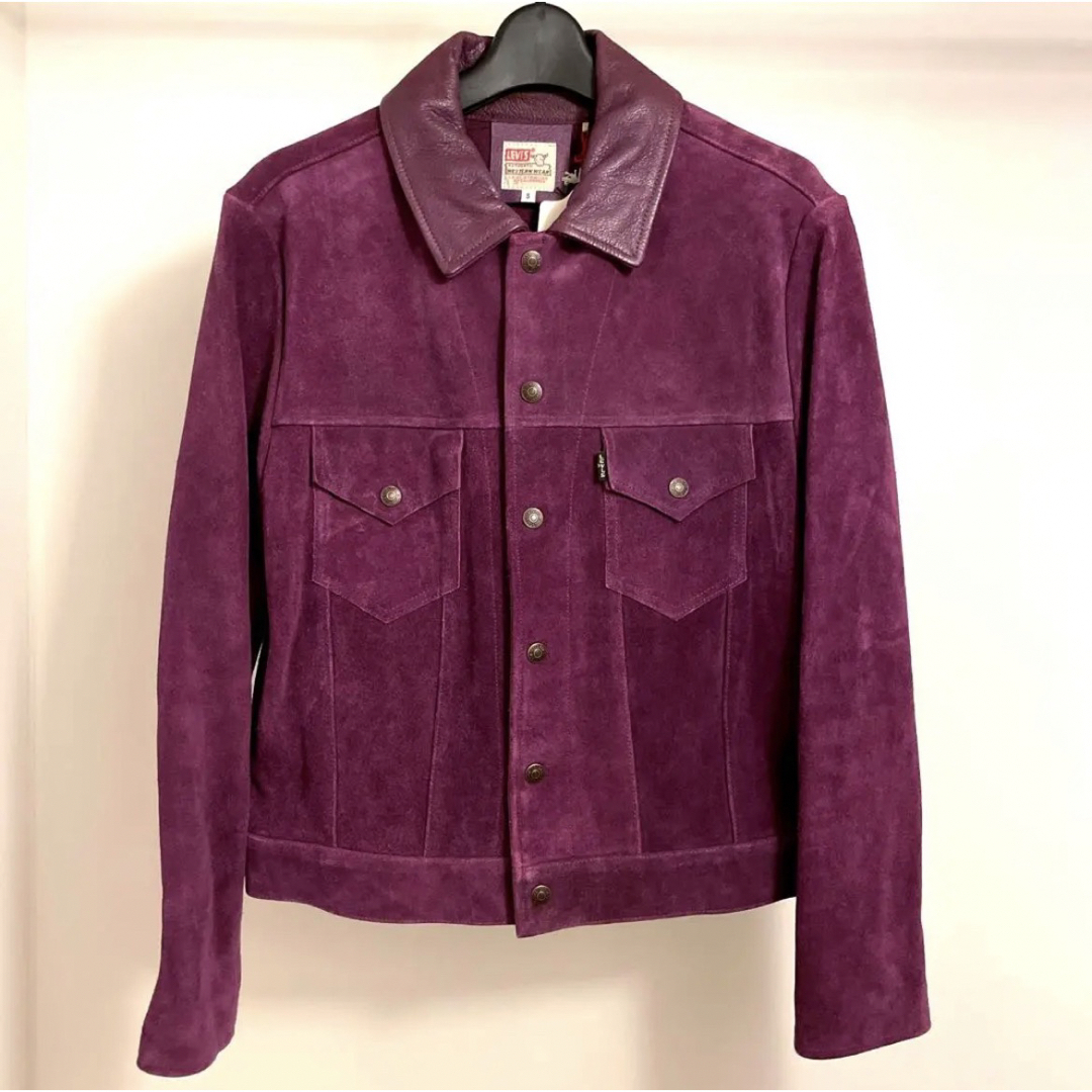 LEVI'S VINTAGE CLOTHING パープル スエードジャケット S