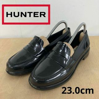 HUNTER - 新品 本物 HUNTER ローファー 靴 ハンター WFF1095RGL UK4の