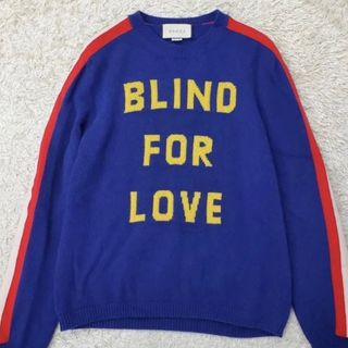 グッチ(Gucci)のGUCCI タイガー ニットセーター BLIND FOR LOVE(ニット/セーター)